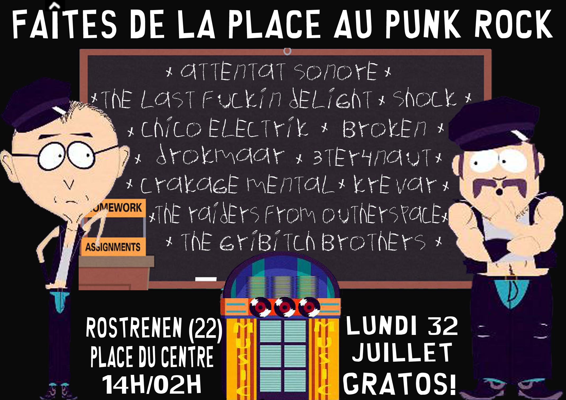 Faites de la place au punk rock, Restronen, 1/08/2011