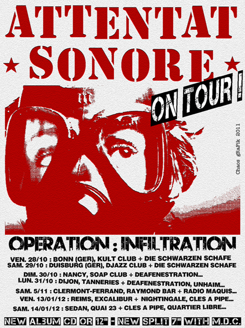 Tourn�e "Operation : Infiltration" 2011-2012