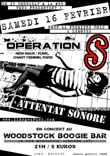 Op�ration S, Attentat Sonore, Limoges, 16/02/08